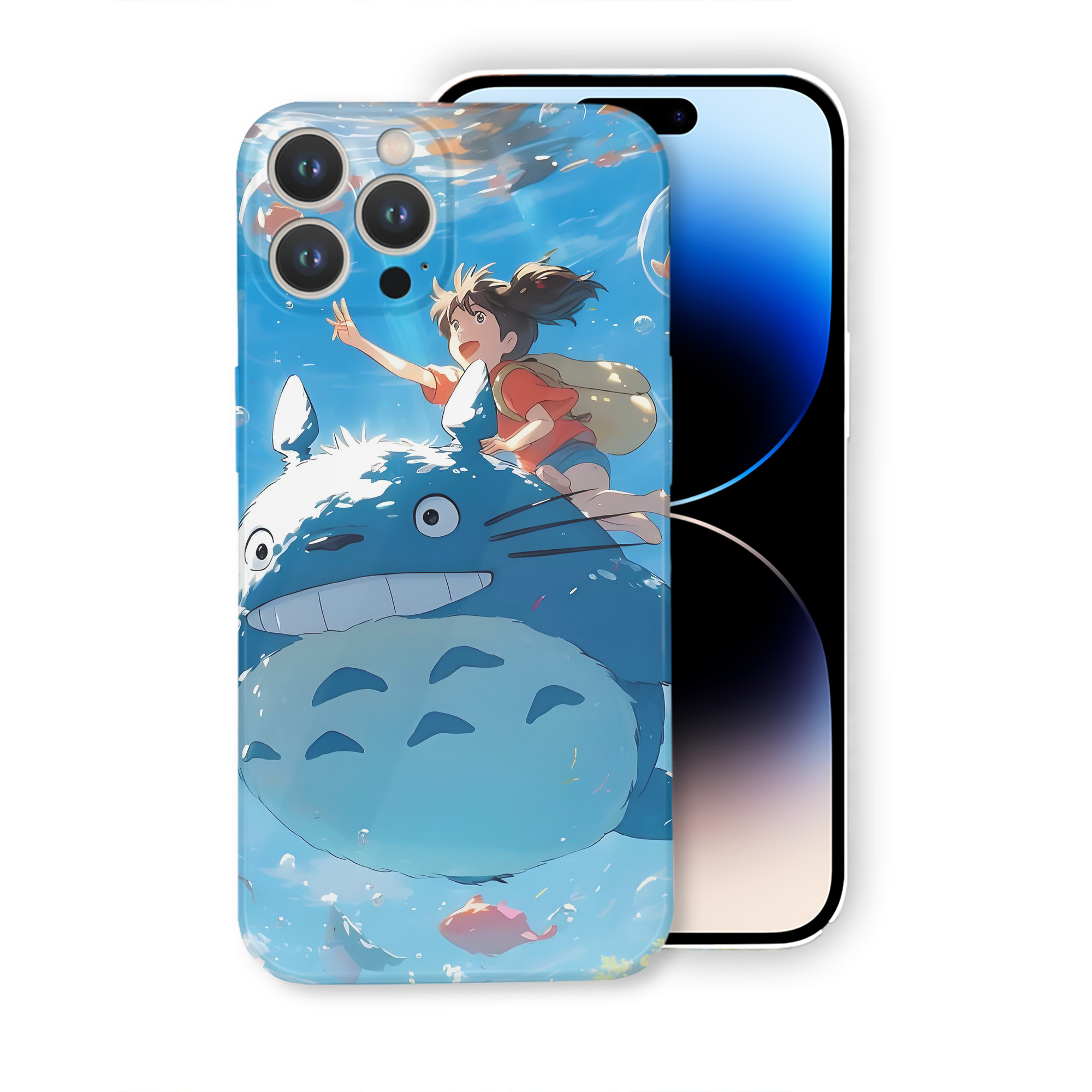 （画像用） となりのトトロ 草壁メイ 草壁サツキ My Neighbor Totoro Satsuki Kusakabe Mei Kusakabe 【iPhone 14シリーズ対応】ハードケース